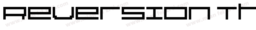 Reversion Thin字体转换